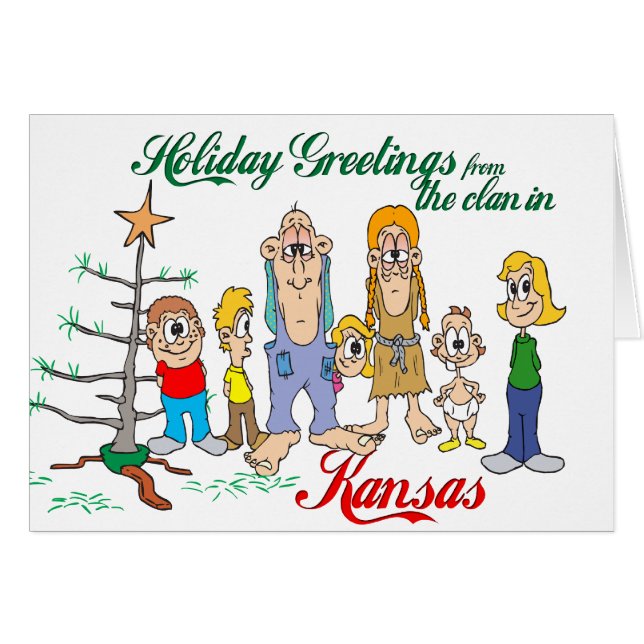 Saludos de vacaciones de Kansas (Anverso (Horizontal))