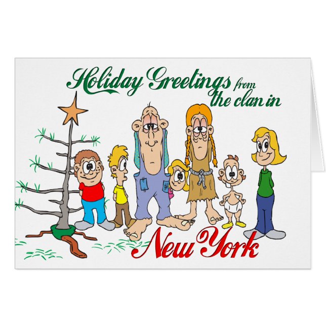 Saludos de vacaciones de Nueva York (Anverso (Horizontal))