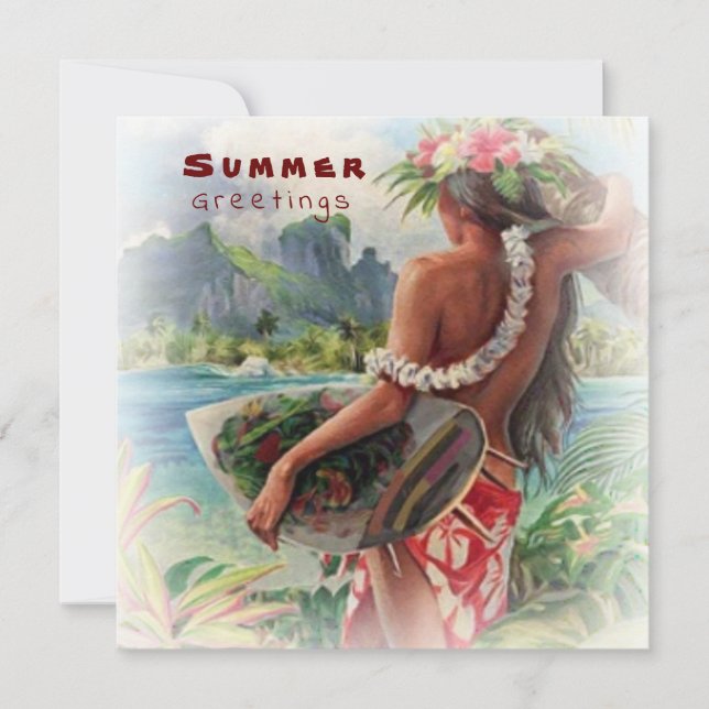 Saludos de verano (Anverso)