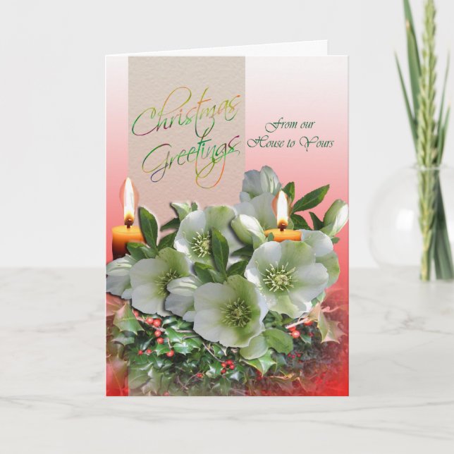 Saludos del navidad de nuestra familia el suyo (Anverso)