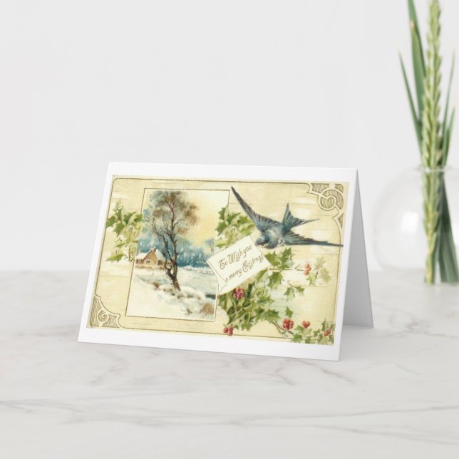 Saludos del navidad del Victorian (Anverso)