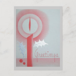 Saludos del vintage del navidad