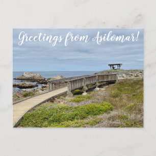 ¡Saludos desde Asilomar! Postal