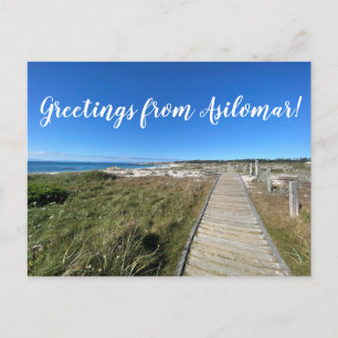 ¡Saludos desde Asilomar! Postal