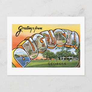 ¡Saludos desde Augusta, GA! Postal