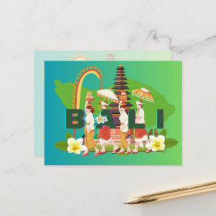 "Saludos desde Bali: Una postal del paraíso"