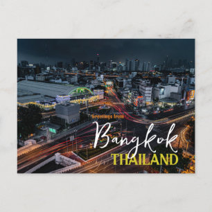 Saludos desde Bangkok Tarjeta postal de Tailandia
