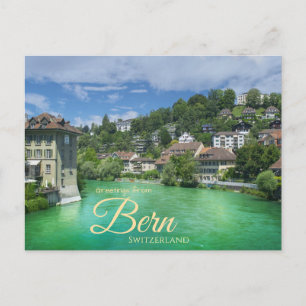 Saludos desde Berna Suiza Tarjeta Postal