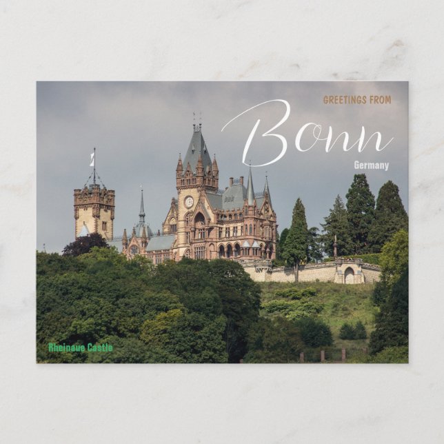 Saludos desde Bonn Alemania Tarjeta postal (Anverso)