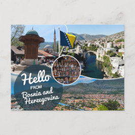 Saludos desde Bosnia y Herzegovina Tarjeta postal