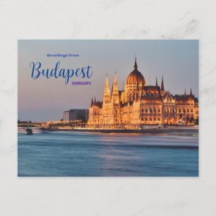 Saludos desde Budapest Hungría Postal 