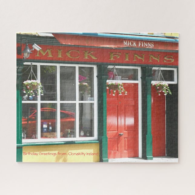 Saludos desde Clonakilty Irlanda Rompecabezas (Horizontal)