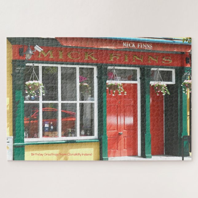 Saludos desde Clonakilty Irlanda Rompecabezas (Horizontal)