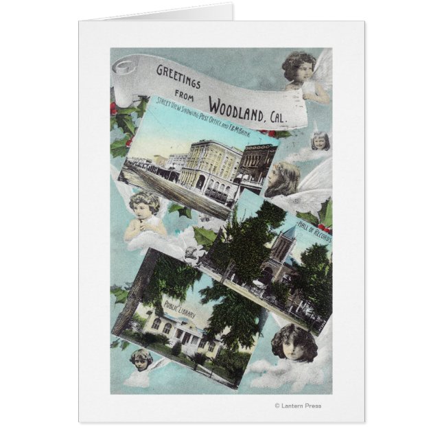 Saludos desde con vistas escénicasWoodland, CA (Frente)