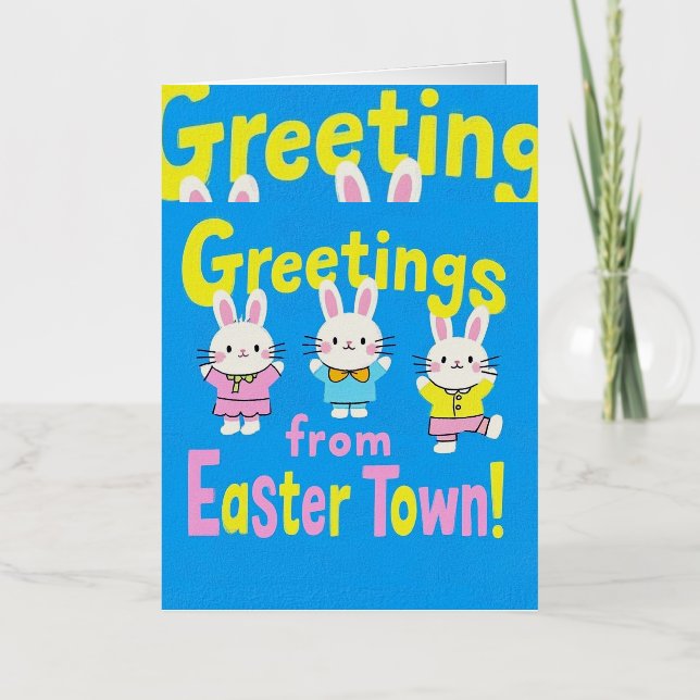 Saludos desde Easter Town  (Anverso)