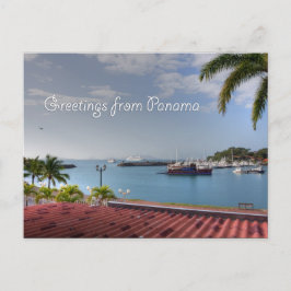 Saludos desde el Canal de Panamá, postal