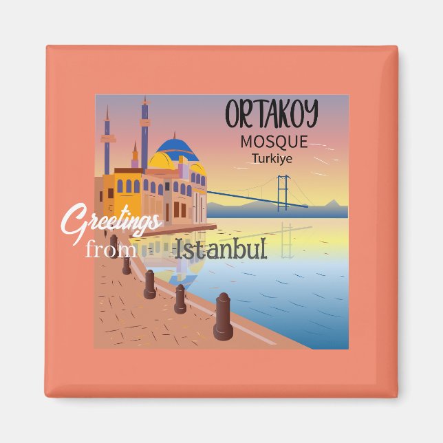 Saludos desde el imán de Estambul Turquía (Frente)