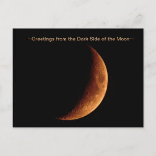 Saludos desde el lado oscuro de la postal lunar