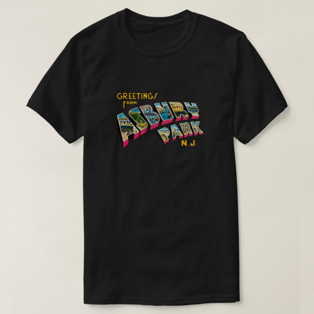 Saludos desde el Parque Asbury, Nueva Jersey 0a Ba (Diseño del anverso)