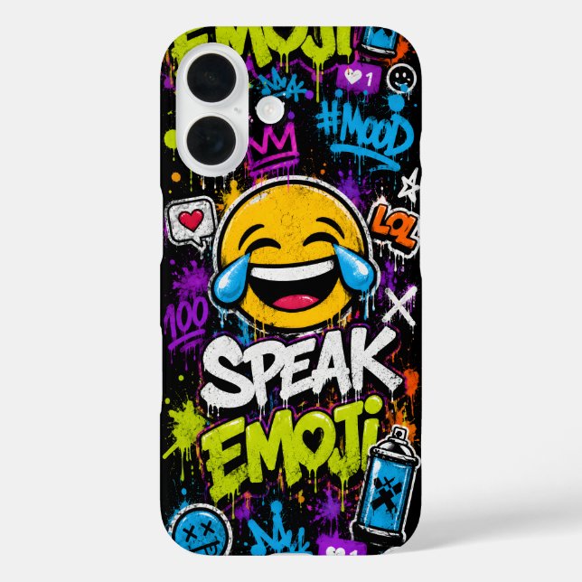 Saludos desde Emoji Land Fundas para iPhone 16 (Reverso )