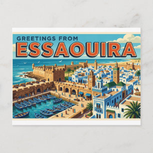 Saludos desde Essaouira Tarjeta Postal de Viaje An