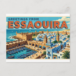 Saludos desde Essaouira Tarjeta Postal de Viaje An