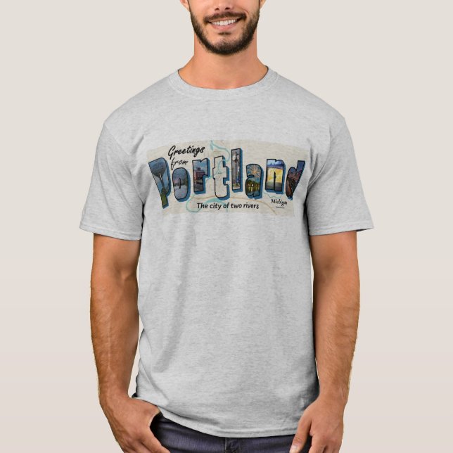 Saludos desde la camiseta de Portland (Anverso)