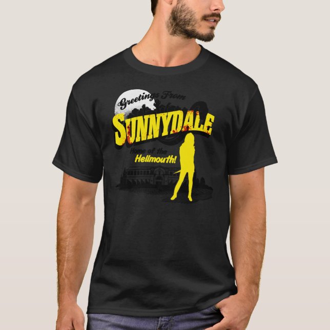 Saludos desde la camiseta esencial de Sunnydale (Anverso)