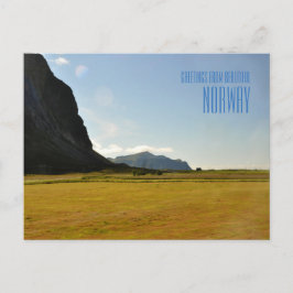 Saludos desde la hermosa tarjeta fotográfica de No