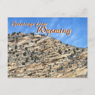 Saludos desde la pintoresca postal de Wyoming rock