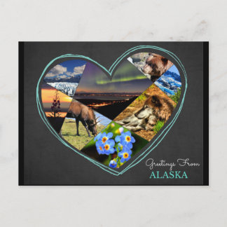 Saludos desde la postal Alaska
