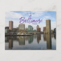 Saludos desde la postal Baltimore Maryland