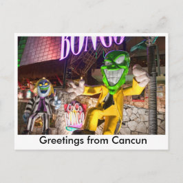 Saludos desde la postal de Cancún