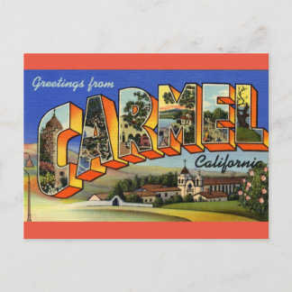 Saludos desde la postal de Carmel California
