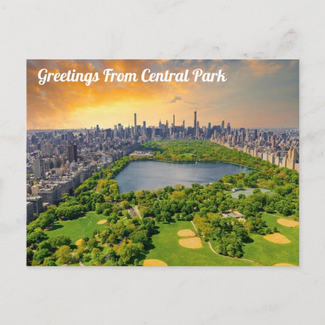 Saludos desde la postal de Central Park (Anverso)