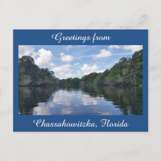 Saludos desde la postal de Chassahowitzka Florida