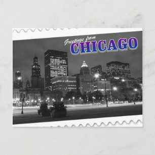 Saludos desde la postal de Chicago Illinois