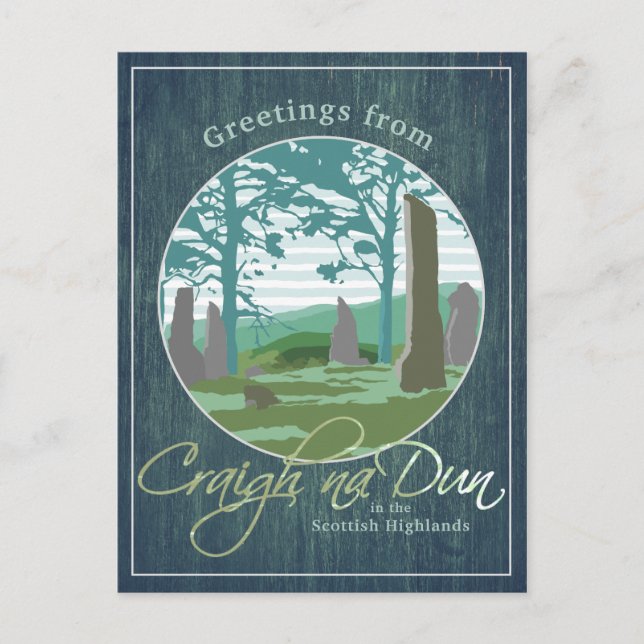 Saludos desde la postal de Craigh na Dun Outlandis (Anverso)