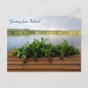 Saludos desde la postal de Finlandia