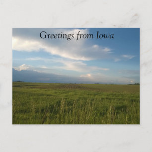 Saludos desde la postal de Iowa