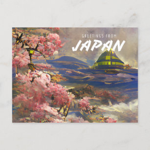 Saludos desde la postal de Japón