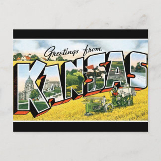 Saludos desde la postal de Kansas
