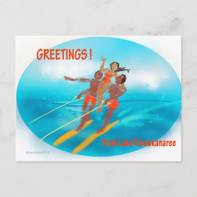 Saludos desde la postal de Kissakanaree (Anverso)