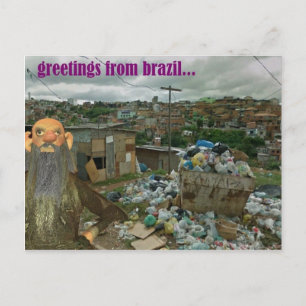 saludos desde la postal de la imagen de brasil