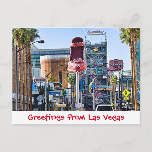 Saludos desde la postal de Las Vegas (Anverso)