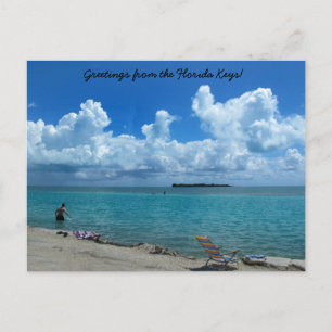Saludos desde la postal de los Cayos de Florida