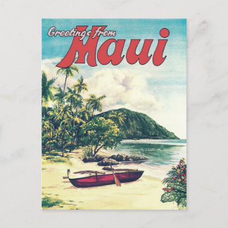Saludos desde la postal de Maui, Hawaii