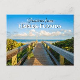Saludos desde la postal de Nápoles Florida