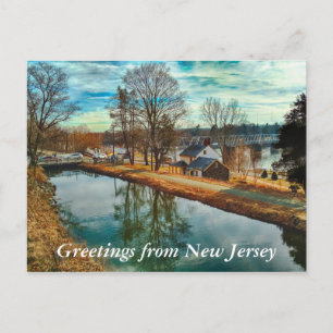 Saludos desde la postal de Nueva Jersey