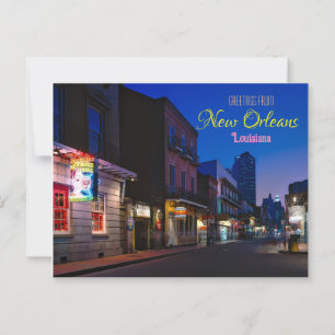 Saludos desde la postal de Nueva Orleans